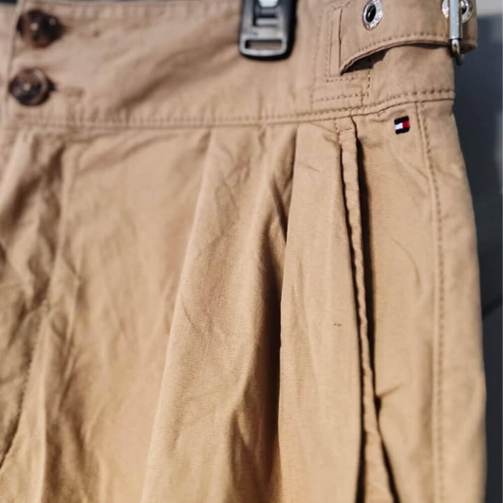 👖 Tommy Hilfiger Women’s Canvas Pants – Two-Button Closure – Size 14 👖 - Picture 3 of 7